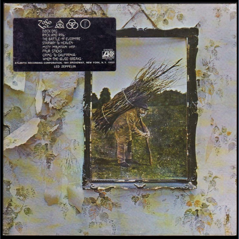 Led Zeppelin IV - Original 1971 US Atlantic Label Promotional Issue 8-track LP