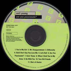 Are You Passionate? - 2002 German Reprise label 11-track Promotional Issue CD