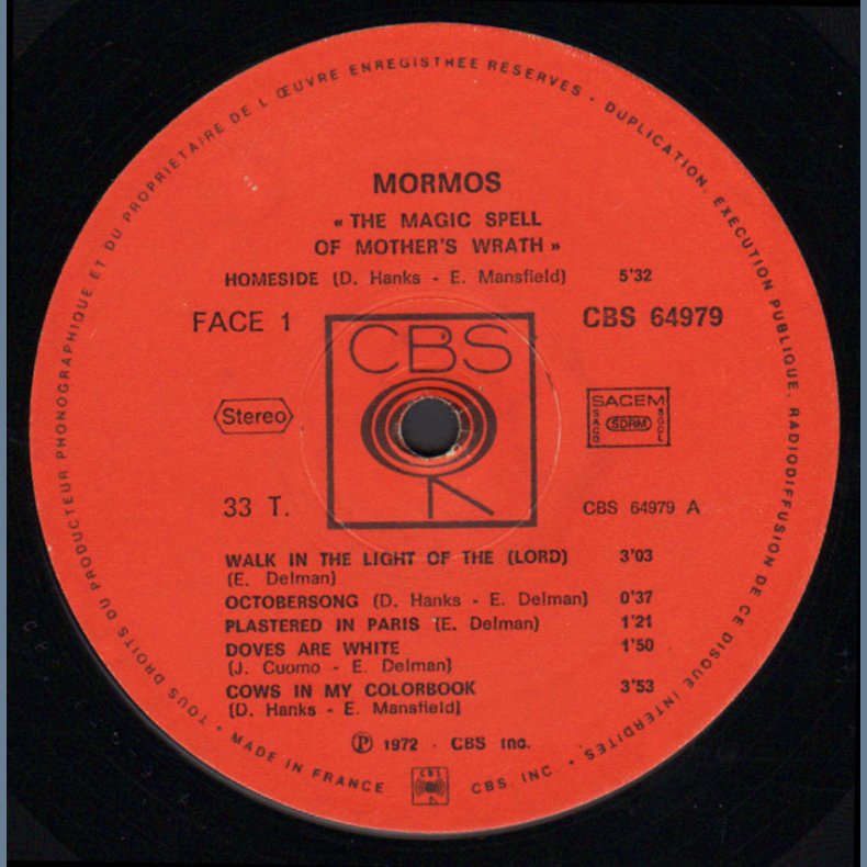 ...The Magic Spell Of Mother's Wrath... - Original 1972 French 10-track LP