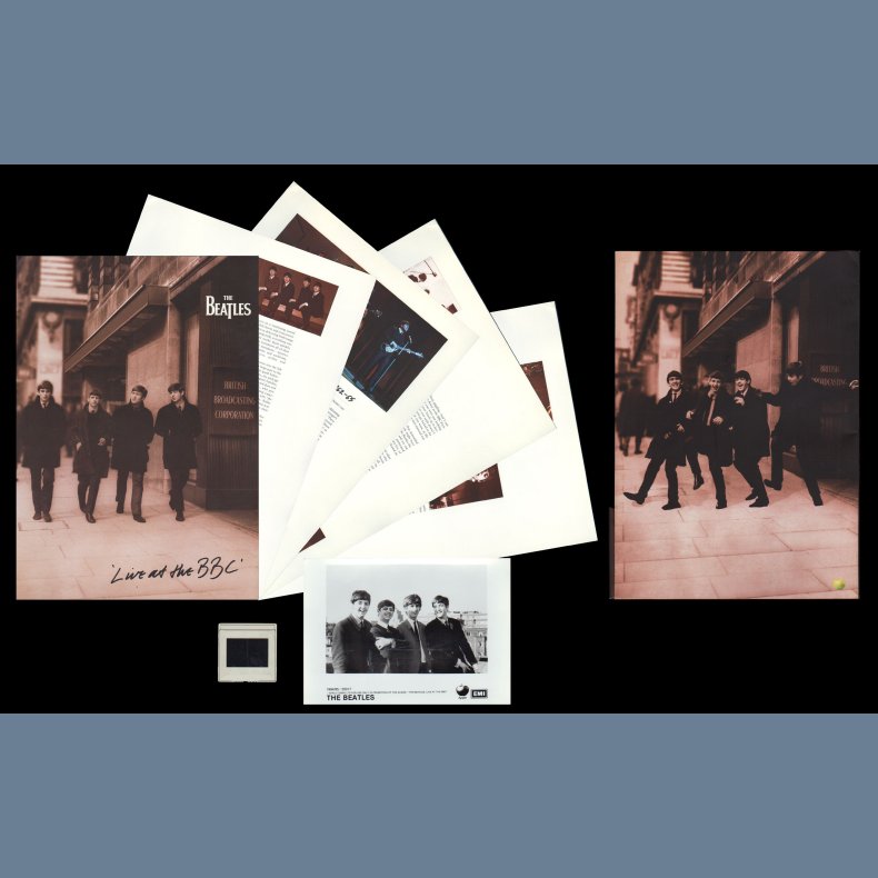 Live At The BBC - 1994 UK Apple label Press Folder