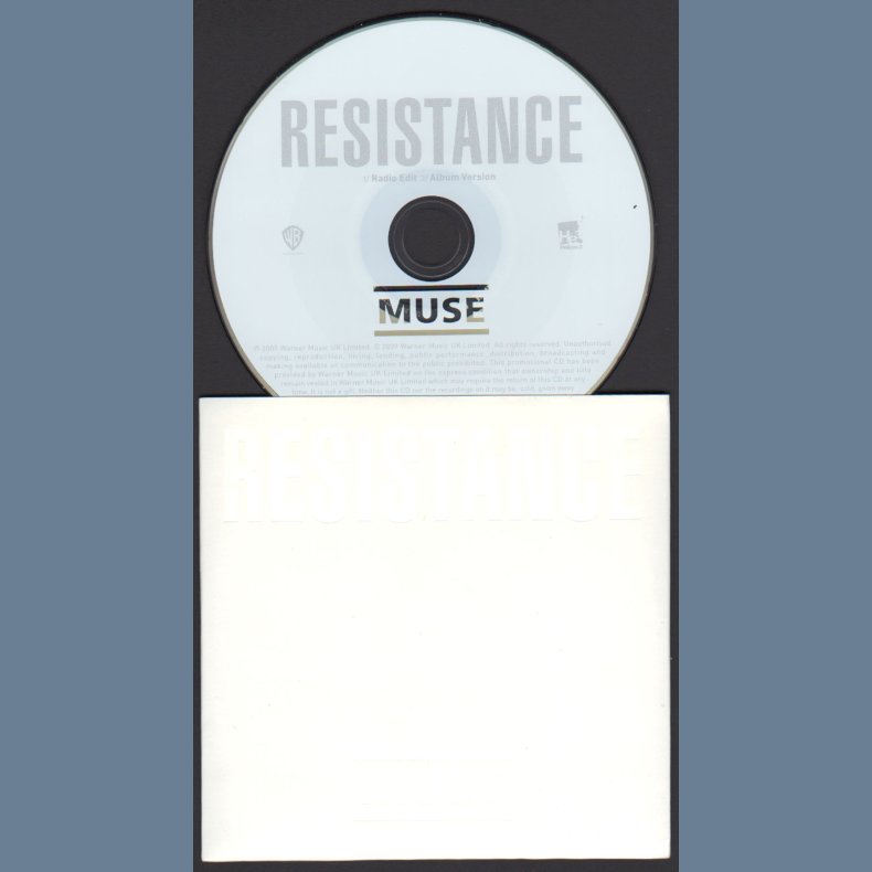 Resistance - 2009 European 1-track promotional Issue CD-Acetate