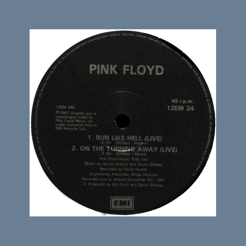 On The Turning Away - Original 1987 UK 3-track Limited Edition Posterbag 12" Single - Mispressing