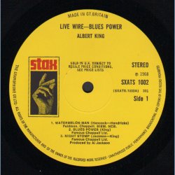 Live Wire/ Blues Power - Original 1969 UK Stax label 6-track Stereo LP