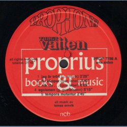 Tungt Vatten - Original 1975 Swedish Prophone label 9-track LP