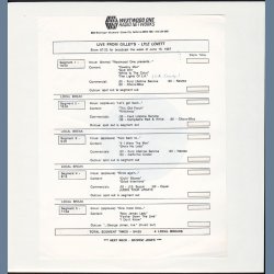 Live From Gilley's - Authentic 1987 US Westwood One label 13-track radio show LP