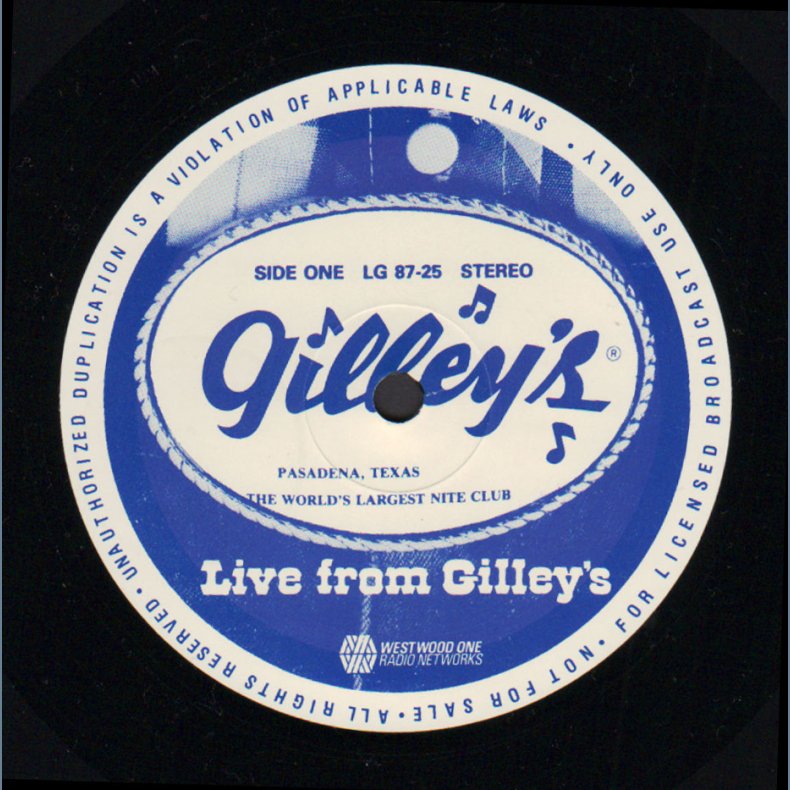 Live From Gilley's - Authentic 1987 US Westwood One label 13-track radio show LP