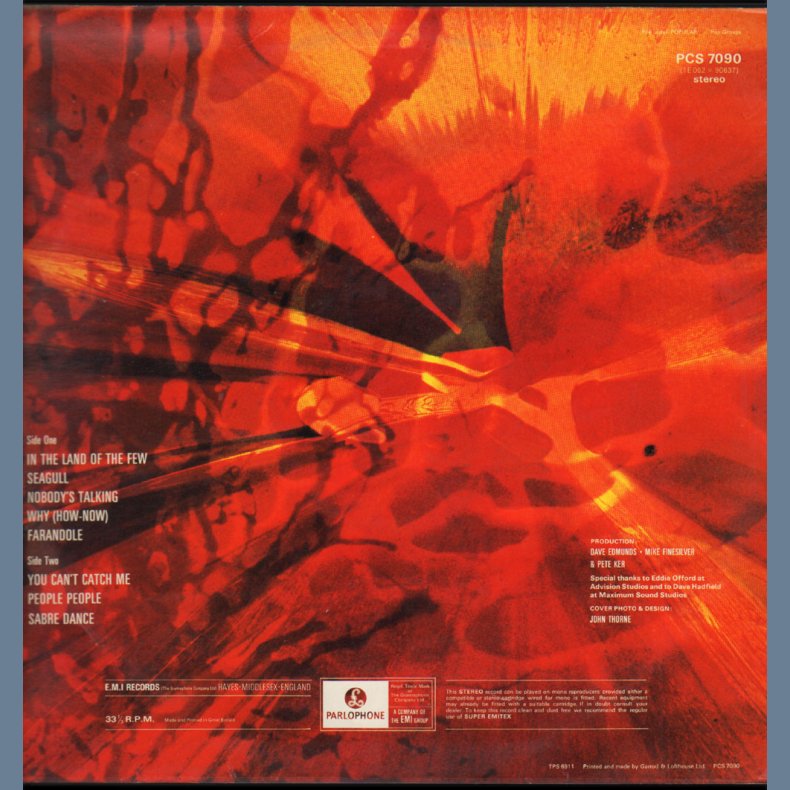 Forms And Feelings - 1970ies UK Parlophone label 8-track LP - 'two box labels