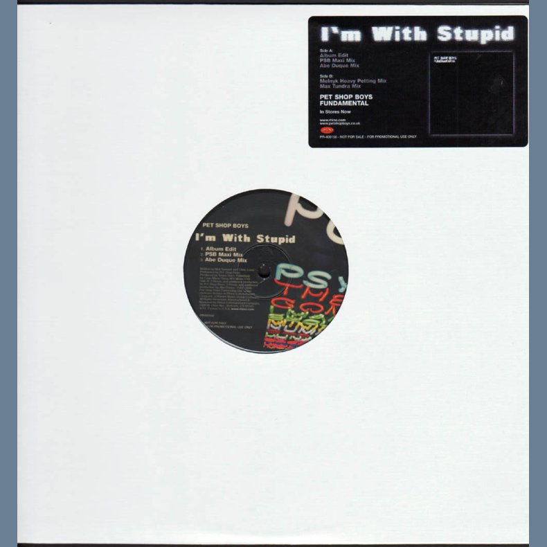 I'm With Stupid - 2006 US Rhino label 5-track Promotional Issue 12"