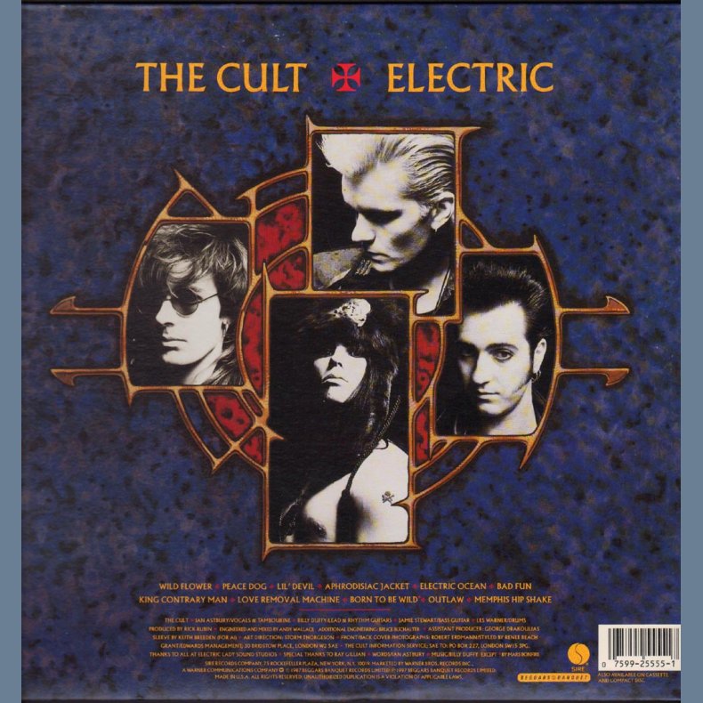 Electric - Original 1987 US Sire label 11-track LP