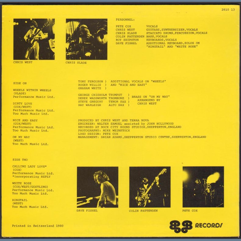 Terra Nova - 1980 Swizz BB label 7-track LP