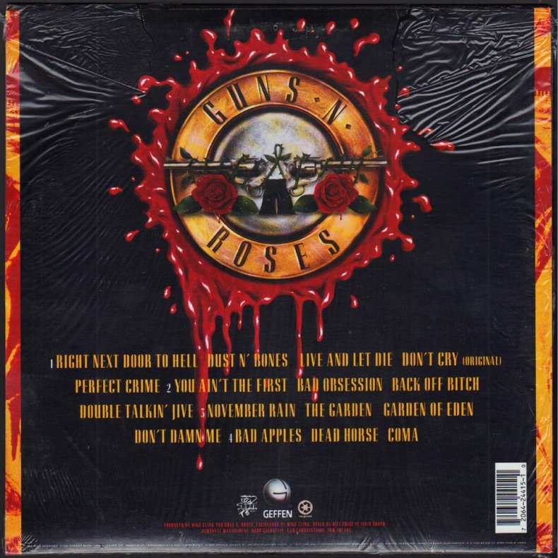 Use Your illusion I - Original 1991 US Geffen label 16-track 2LP Set