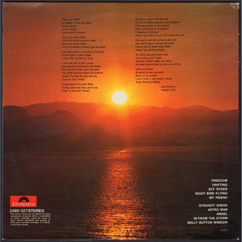 The Cry Of Love - Original 1970 Norwegian pressed 10-track LP