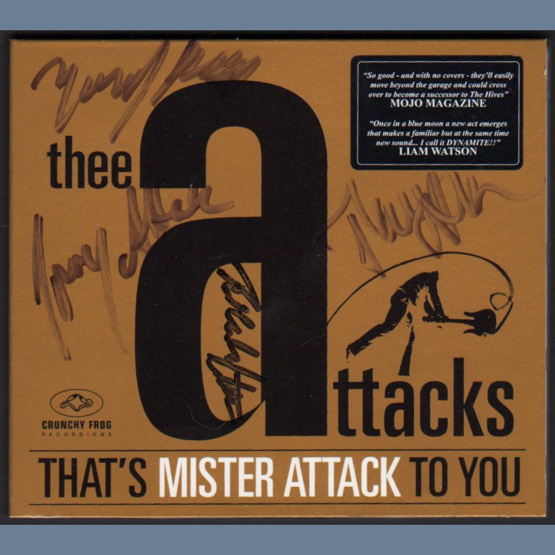 That's Mister Attack To You - 2010 Danish Crunchy Frog label 12-track CD - Autographed