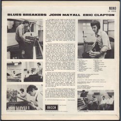 Bluesbreakers with Eric Clapton - Original 1966 UK Decca label 12-track Mono LP - Unboxed 'ffrr' lab