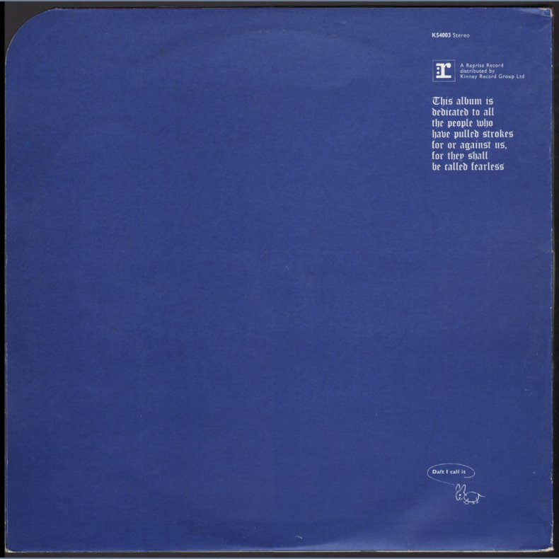 Fearless - Original 1971 UK Reprise label 10-track LP