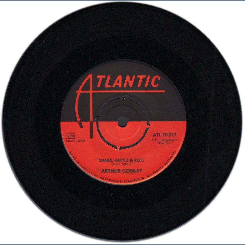 Shake, Rattle &amp; Roll b/w You Don't Have To See Me - 1967 Swedish Atlantic label 2-track 7" Single