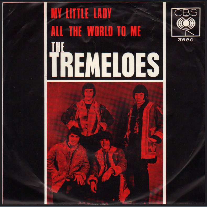 My Little Lady b/w All The World To Me - Original 1968 Swedish CBS label 2-track 7" Single