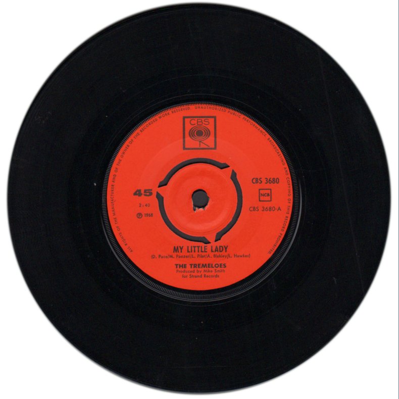 My Little Lady b/w All The World To Me - Original 1968 Swedish CBS label 2-track 7" Single