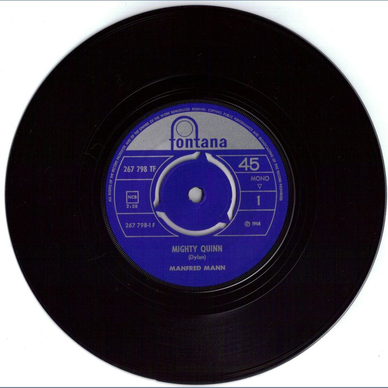 Mighty Quinn b/w By Request-Edwin Garvey - Original 1968 Norwegian 2-track 7" Single