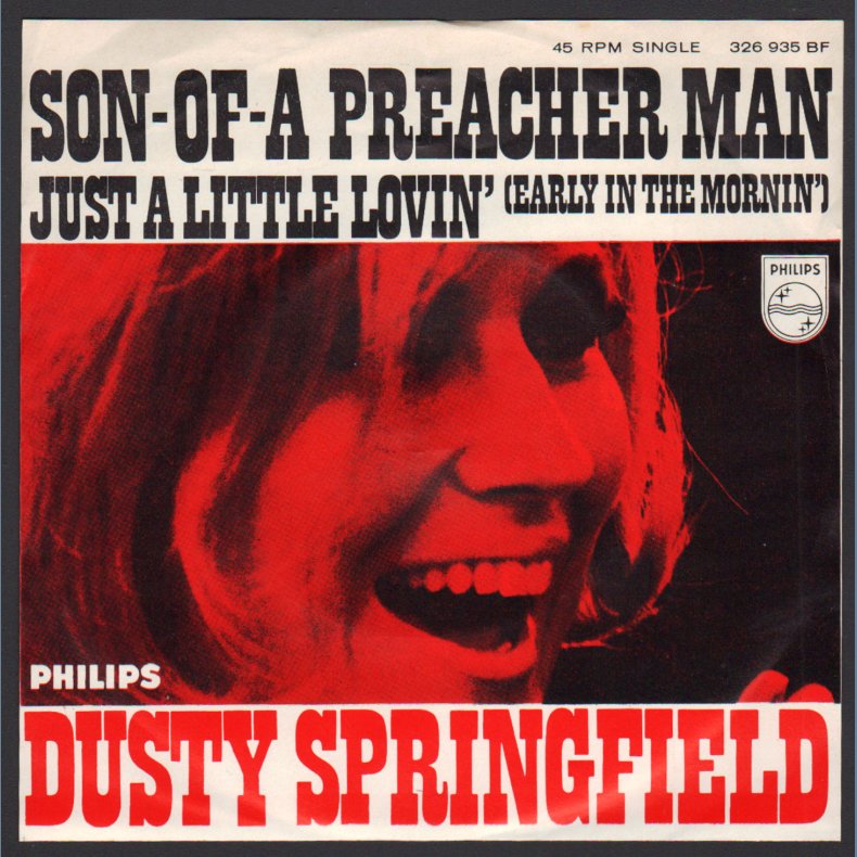 Son-Of-A Preacher Man b/w Just A Little Lovin' - 1967 Norwegian Philips label 2-track Mono 7"