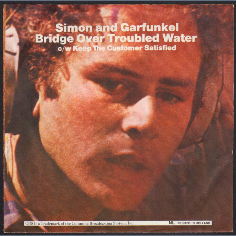 Bridge Over Troubled Water b/w Keep The Customer Satisfied - 1970 Dutch CBS label 2-track 7"