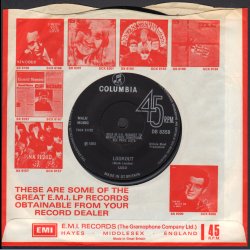 Me, The Peaceful Heart b/w Lookout - Original 1968 UK Columbia label 2-track 7" Single