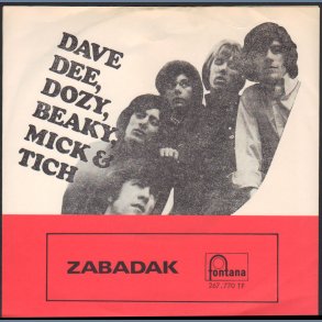 Zabadak! b/w The Sun Goes Down - Original 1967 Norwegian Fontana label 2-track 7