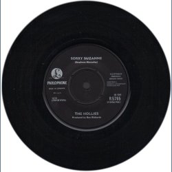 Sorry Suzanne b/w Not That Way At All - 1968 Danish Parlophone label 2-track 7" Single