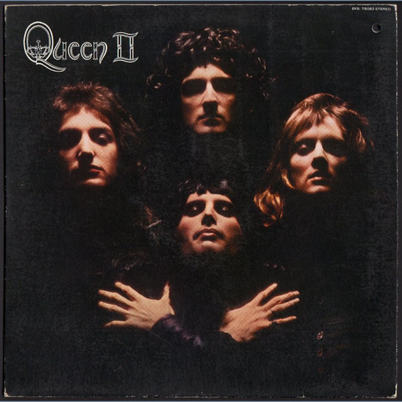 Queen II - Original 1974 US White Label Promotional Issue 11-track LP