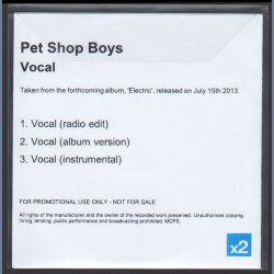 Vocal - Authentic 2013 UK x2 label 3-track Promotional Issue CD Acetate