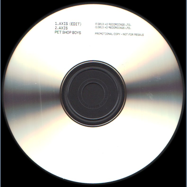 Axis - Authentic 2013 UK x2 label 2-track Promotional Issue CD Acetate