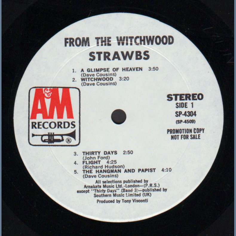 From the Witchwood - Original 1971 US White Label Promotional Issue 10-track LP