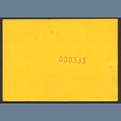 Concert Ticket - 1984 Danish Concert Ticket