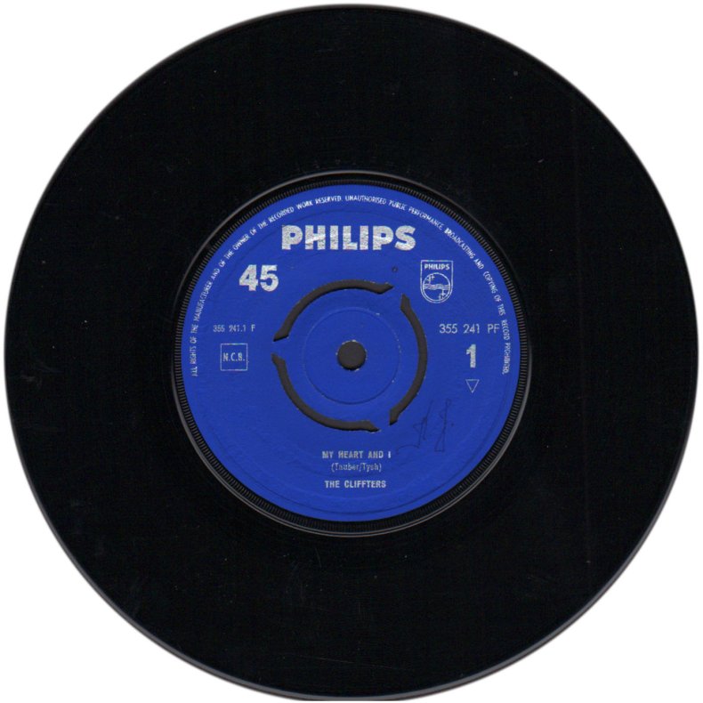 My Heart And I b/w How Wonderful To Know - 1961 Danish Philips label 2-track 7" Single 