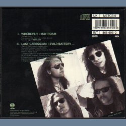 Wherever I May Roam  - 1992 UK Vertico label 2-track CD Single - Digipak Cover