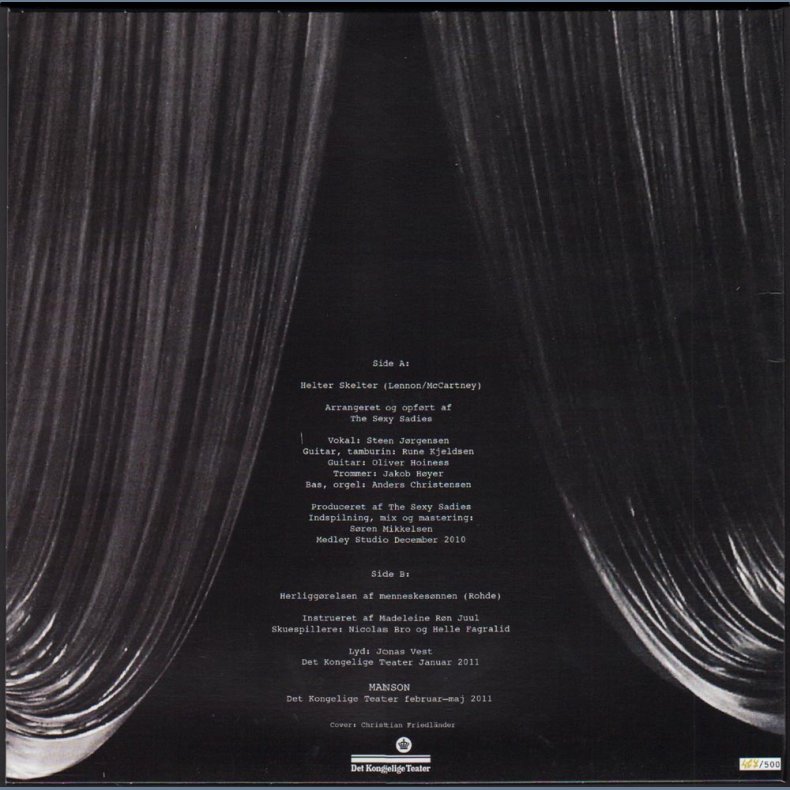 Manson - 2010 Danish Limited edition Numbered 3-track 12"