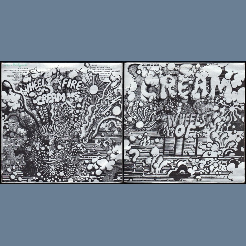 Wheels of Fire - Original 1969 UK Polydor label 13-track Stereo Vinyl 2LP Set