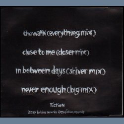 Songs From A New Album Mixed Up - 1990 UK Fiction label 4-track Promotional Issue Sampler CD