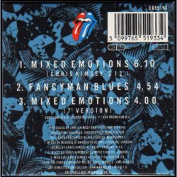 Mixed Emotions - 1989 Austrian Pressed CBS label 3-track 3" CD single