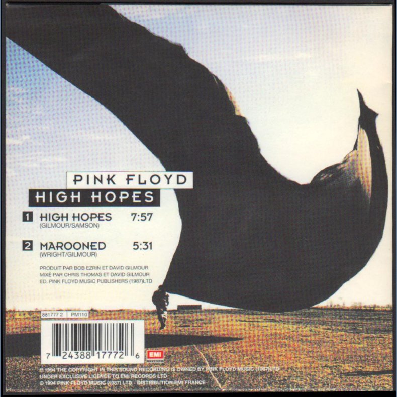 High Hopes - 1994 French 2-track CD Single