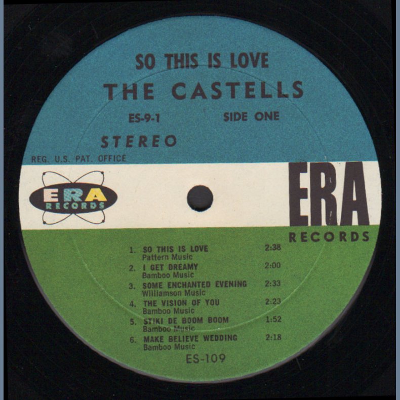 So This Is Love - 1962 US Era label 12-track LP
