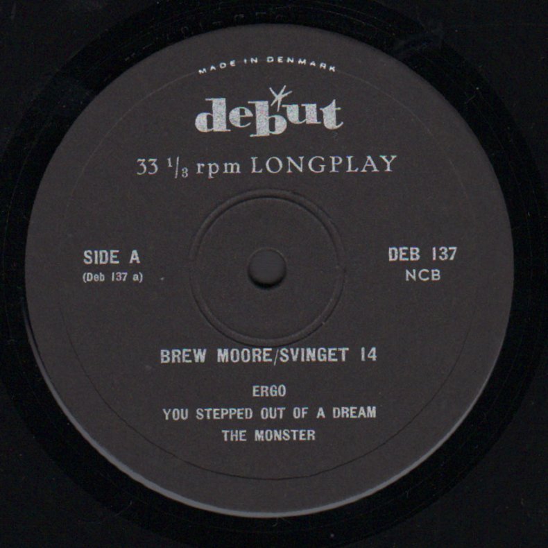 In Europe (Svinget 14') - Original 1962 Danish Debut label 8-track LP