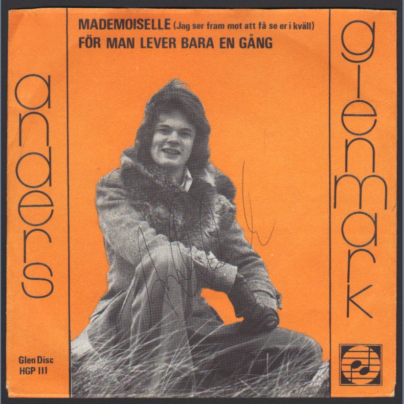 Mademoiselle b/w F&Atilde;&para;r Man Lever Bara En G&Atilde;&yen;ng - 1974 Swedish GlenDisc label 2-track 7" Single 