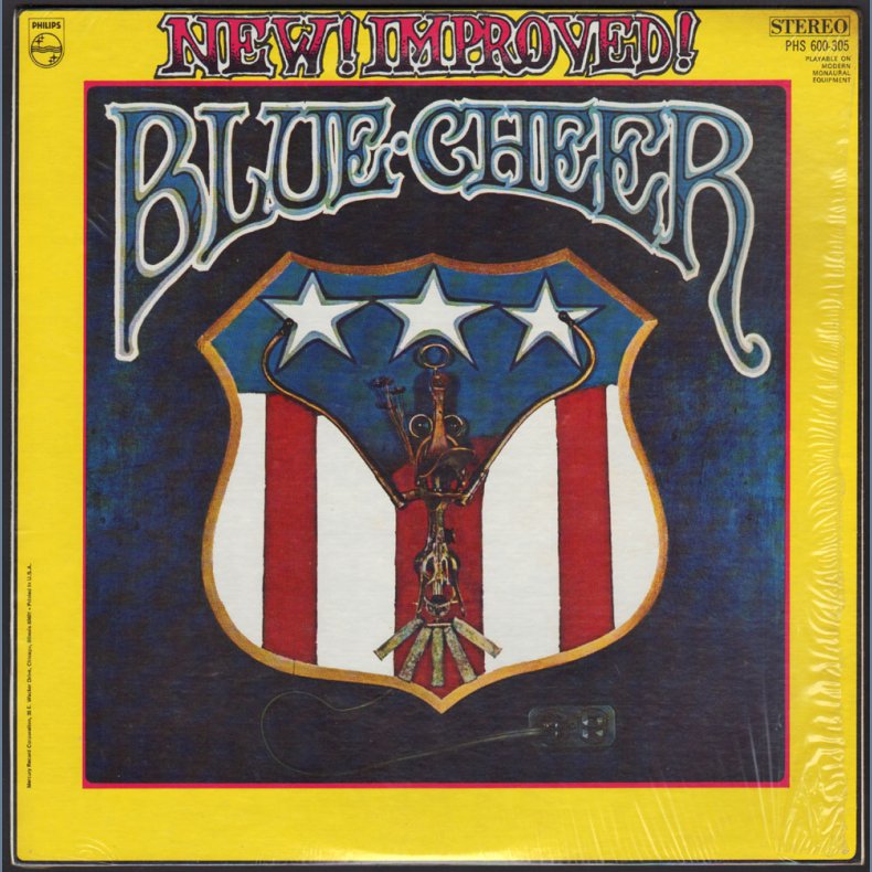 New! Improved! Blue Cheer - Original 1969 US Philips label 9-track LP