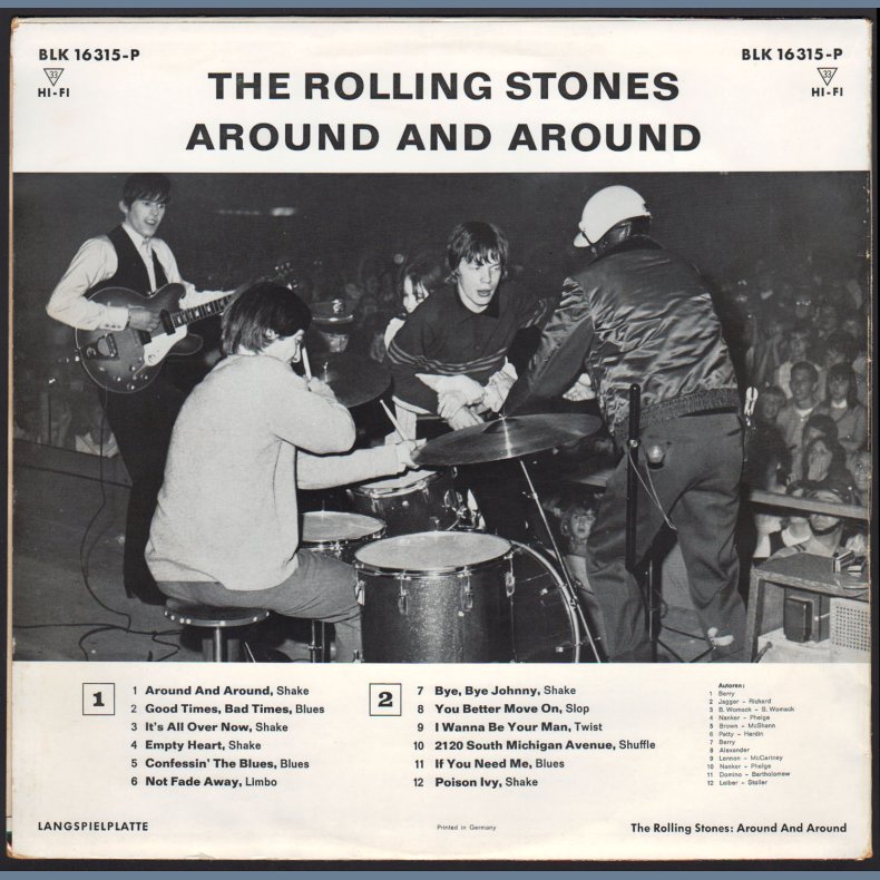 Around and around - Original 1964 German pressed 12-track LP - Maroon &amp; Gold Labels