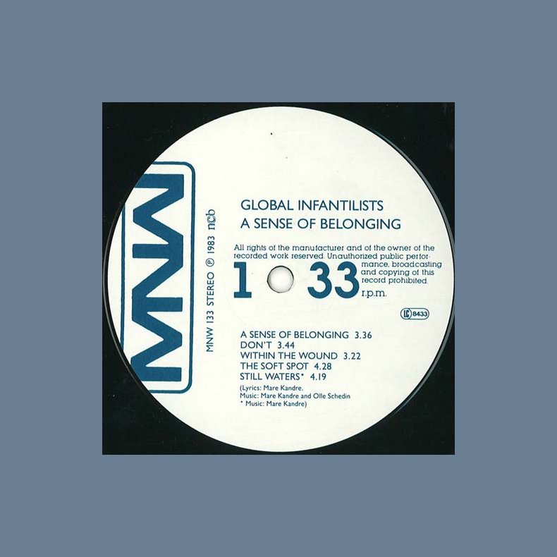 A Sense Of Belonging - 1983 Swedish MNW label 10-track LP