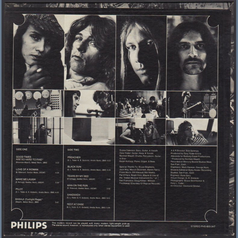 The Original Human Being - Original 1970 US Philips label 11-track LP