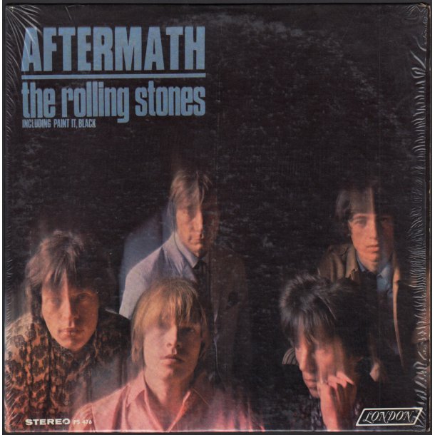 Aftermath - Original 1966 US London label 11-track Stereo LP - Dark Blue Boxed Logo Labels