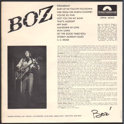 Boz - Original 1965 Swedish pressed Polydor label 12-track LP