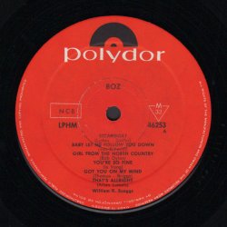 Boz - Original 1965 Swedish pressed Polydor label 12-track LP